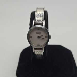 Coach Silver Watch with Cream Dial
